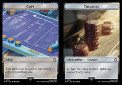 Copy (0001) // Treasure (0018) Double-Sided Token - Foil