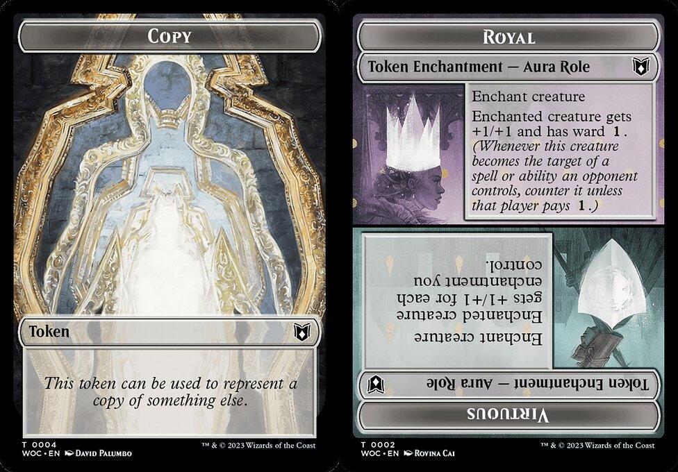 Copy (0004) // Royal Role / Virtuous Role (0002) Double-Sided Token