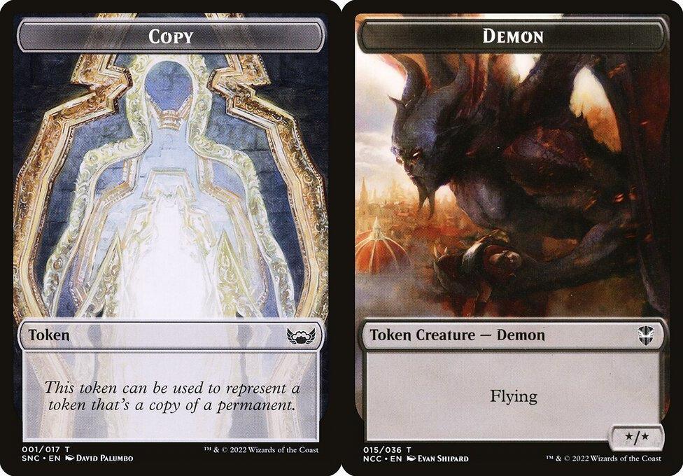 Copy (001) // Demon (015) Double-Sided Token