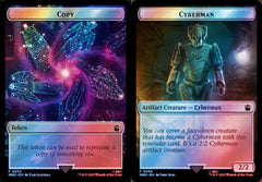 Copy (0033) // Cyberman (0056) Double-Sided Token - Surge Foil