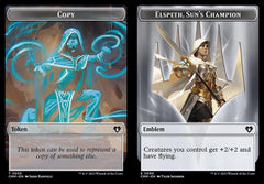 Copy (0055) // Elspeth, Sun's Champion Emblem (0080) Double-Sided Token
