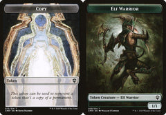 Copy (013) // Elf Warrior (008) Double-Sided Token - Foil