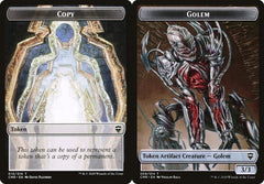 Copy (013) // Golem (009) Double-Sided Token - Foil