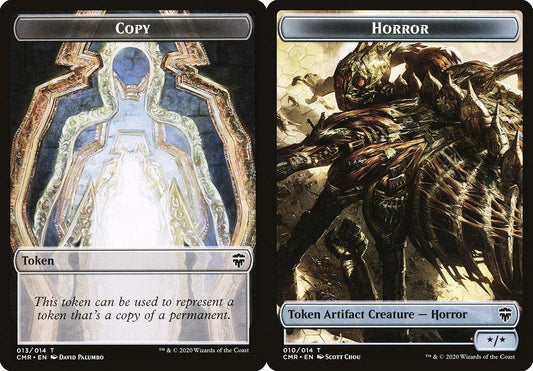 Copy (013) // Horror (010) Double-Sided Token - Foil