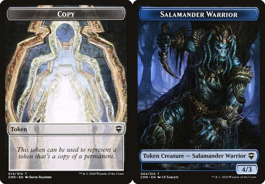 Copy (013) // Salamander Warrior (004) Double-Sided Token - Foil