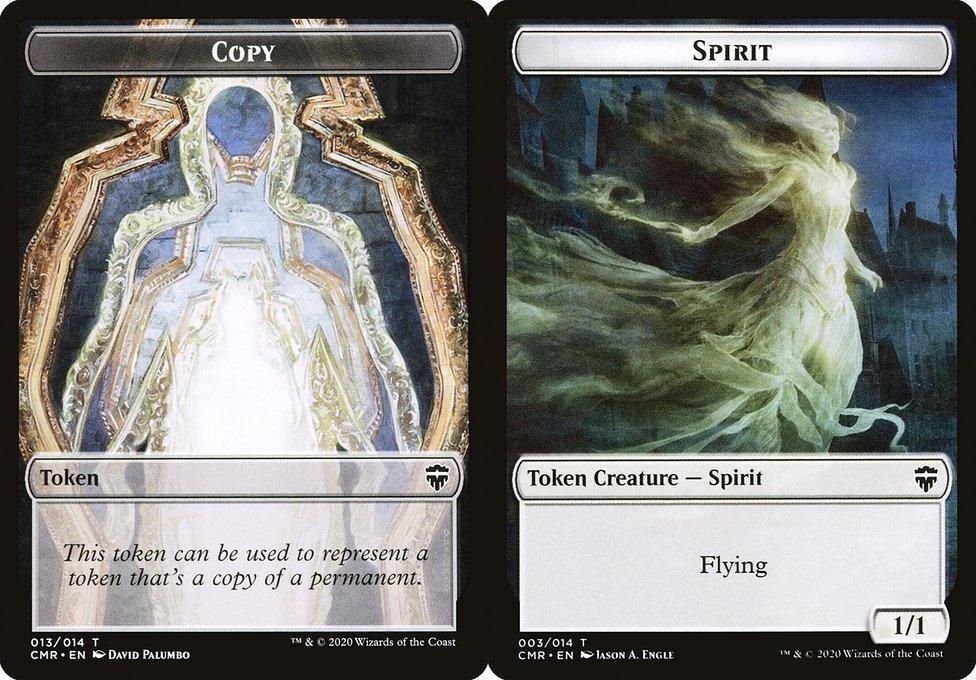 Copy (013) // Spirit (003) Double-Sided Token - Foil