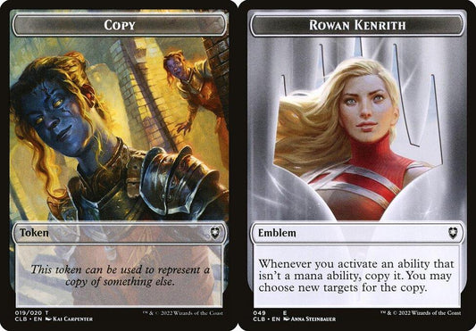 Copy (019) // Rowan Kenrith Emblem (049) Double-Sided Token