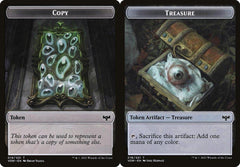 Copy (019) // Treasure (018) Double-Sided Token - Foil