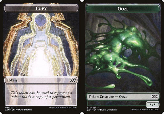 Copy (031) // Ooze (015) Double-Sided Token - Foil