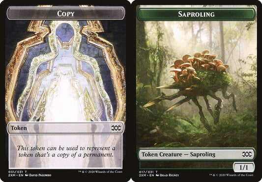Copy (031) // Saproling (017) Double-Sided Token - Foil