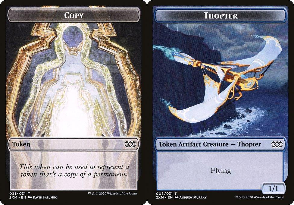 Copy (031) // Thopter (008) Double-Sided Token - Foil