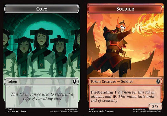 Copy (0002) // Soldier (0011) Double-Sided Token (TTLA) - Foil
