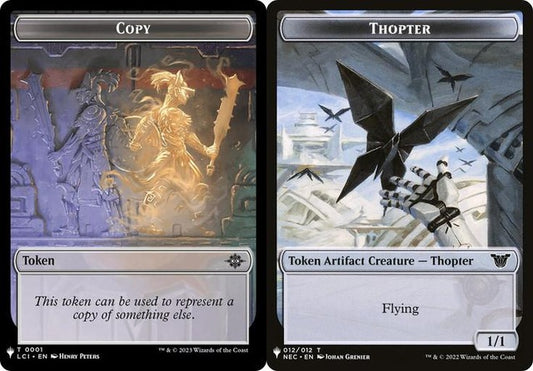 Copy (001) // Thopter (012) Double-Sided Token (PLST)
