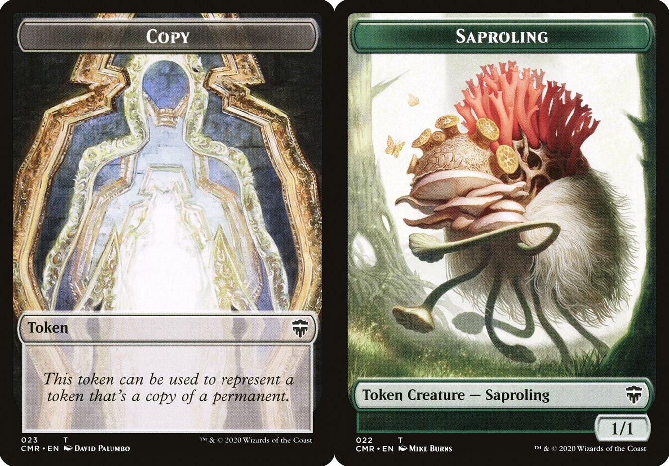 Copy (013) // Saproling (022) Double-Sided Token (TCMR)