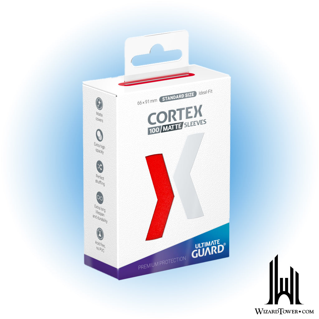 Deck Protectors - Cortex Matte Red 100ct