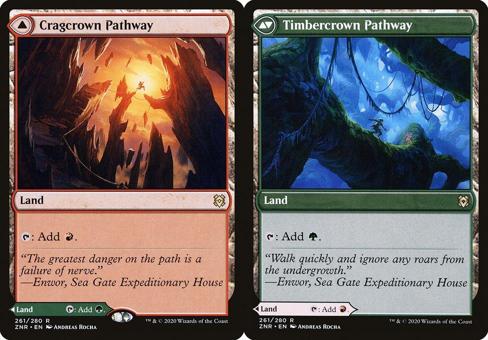 Cragcrown Pathway // Timbercrown Pathway - Foil