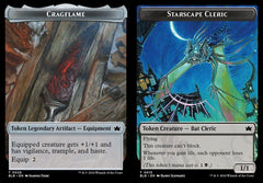 Cragflame (0026) // Starscape Cleric (0015) Double-Sided Token - Foil