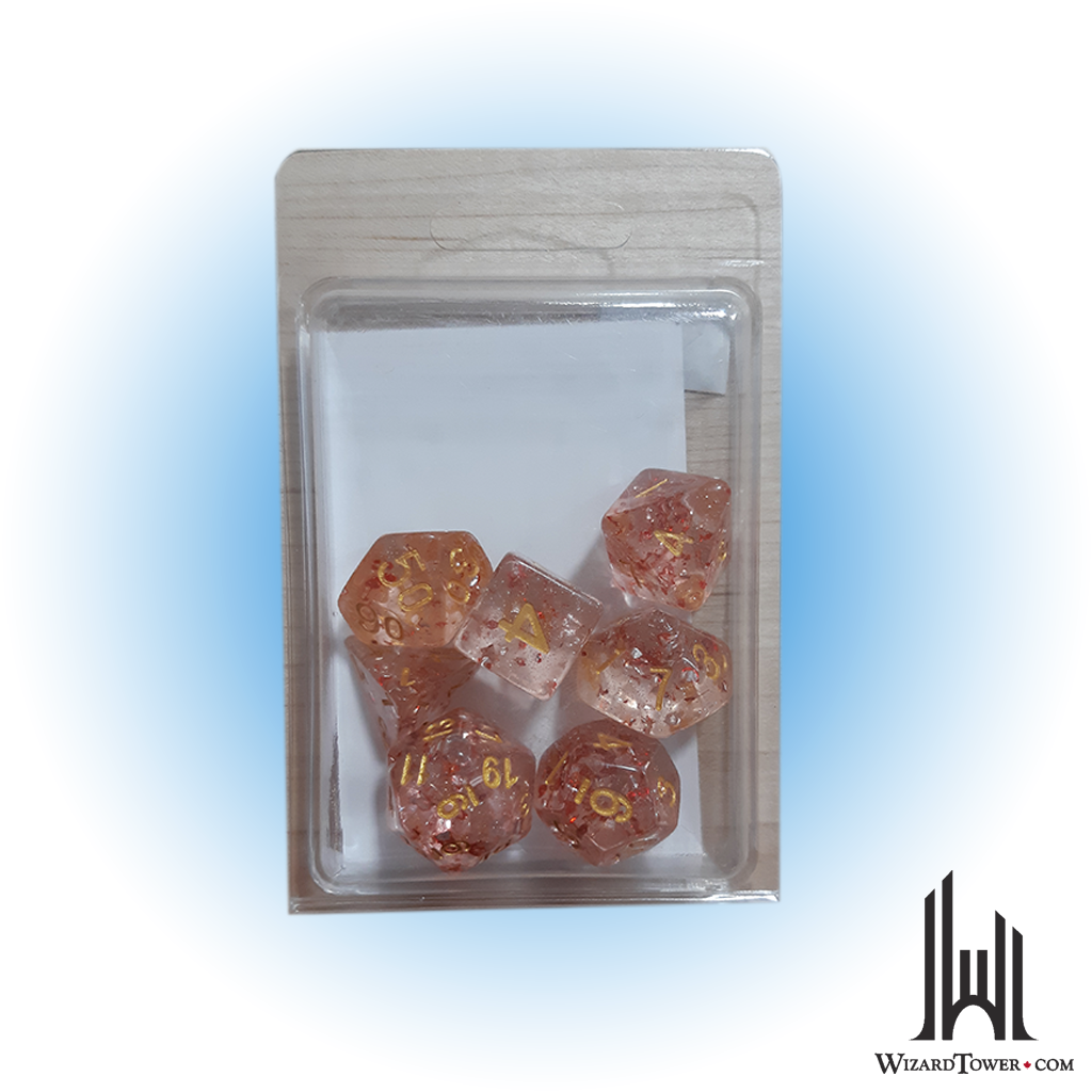 Dice Set - Translucent Critical Splatter 7ct