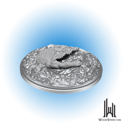 Unpainted Miniature - Dungeons & Dragons - Crocodile