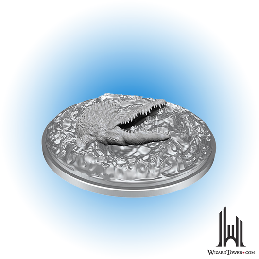 Unpainted Miniature - Dungeons & Dragons - Crocodile