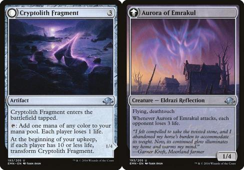 Cryptolith Fragment // Aurora of Emrakul - Foil