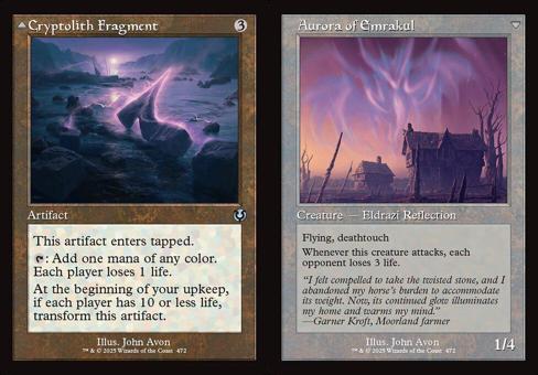 Cryptolith Fragment // Aurora of Emrakul (0472) (Retro Frame) - Foil