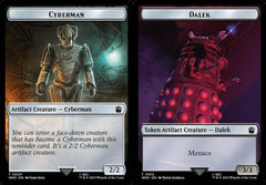 Cyberman (0024) // Dalek (0012) Double-Sided Token - Foil