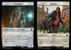 Cyberman (0024) // Human (0006) Double-Sided Token - Foil