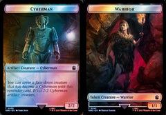 Cyberman (0056) // Warrior (0041) Double-Sided Token - Surge Foil