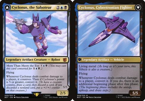 Cyclonus, the Saboteur // Cyclonus, Cybertronian Fighter (009) - Foil