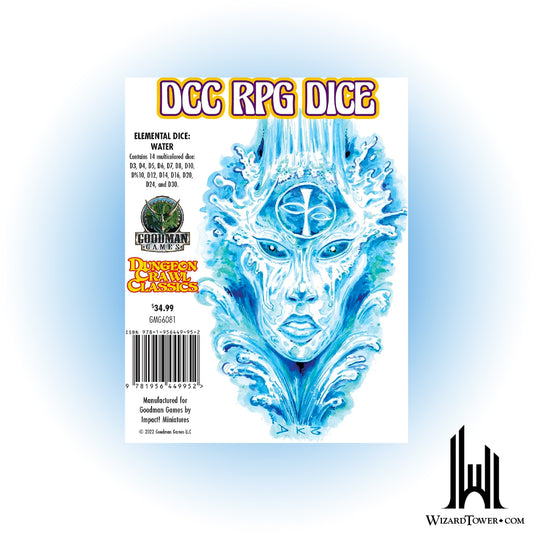 Dice Set - Elemental Water 14ct