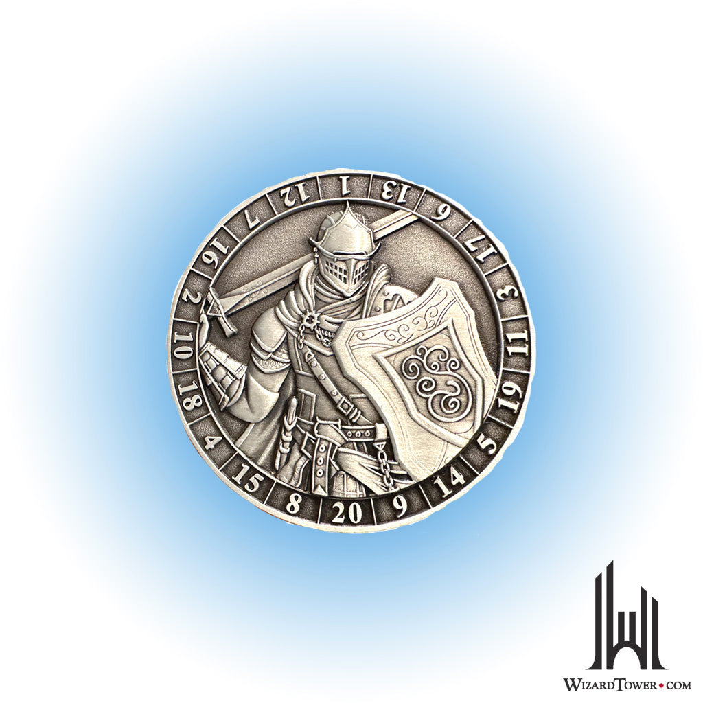 Individual Dice - Coin Paladin d20
