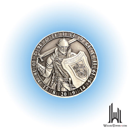 Individual Dice - Coin Paladin d20