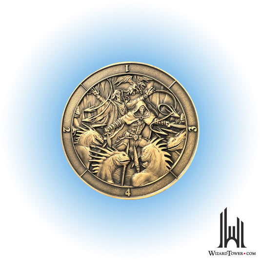 Individual Dice - Coin Battle Scene d4