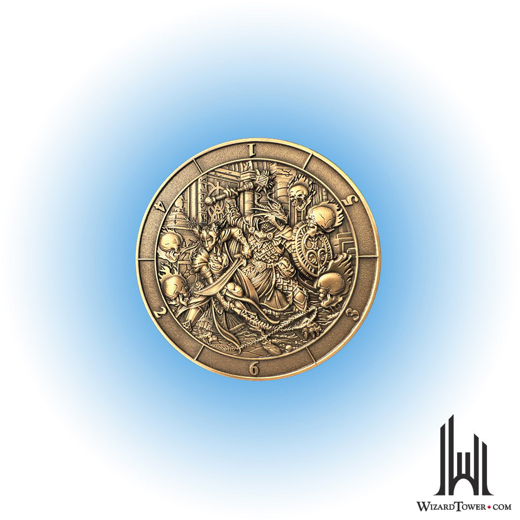 Individual Dice - Coin Battle Scene d6