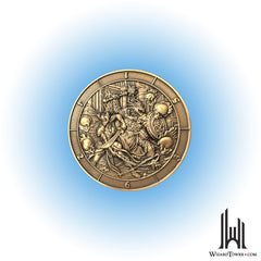 Individual Dice - Coin Battle Scene d6