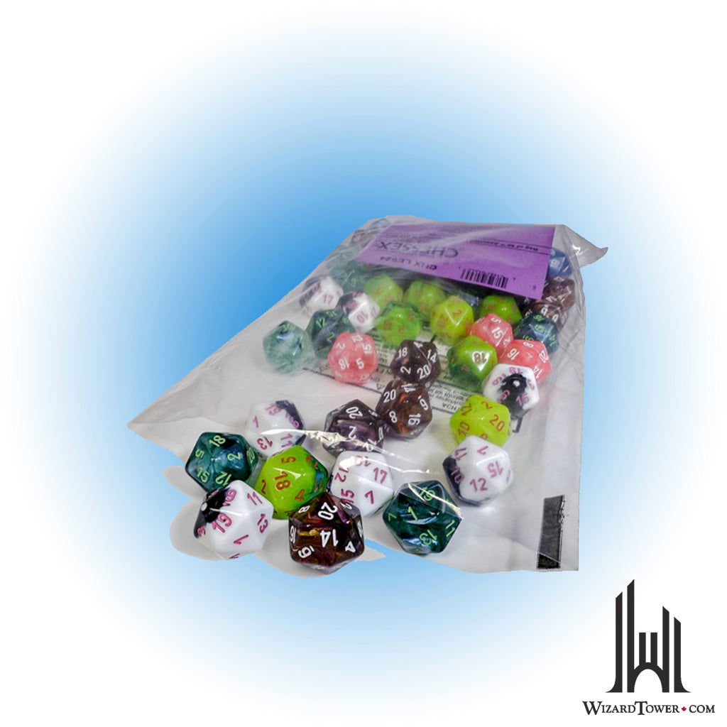 Dice Set - Assorted d20 50ct