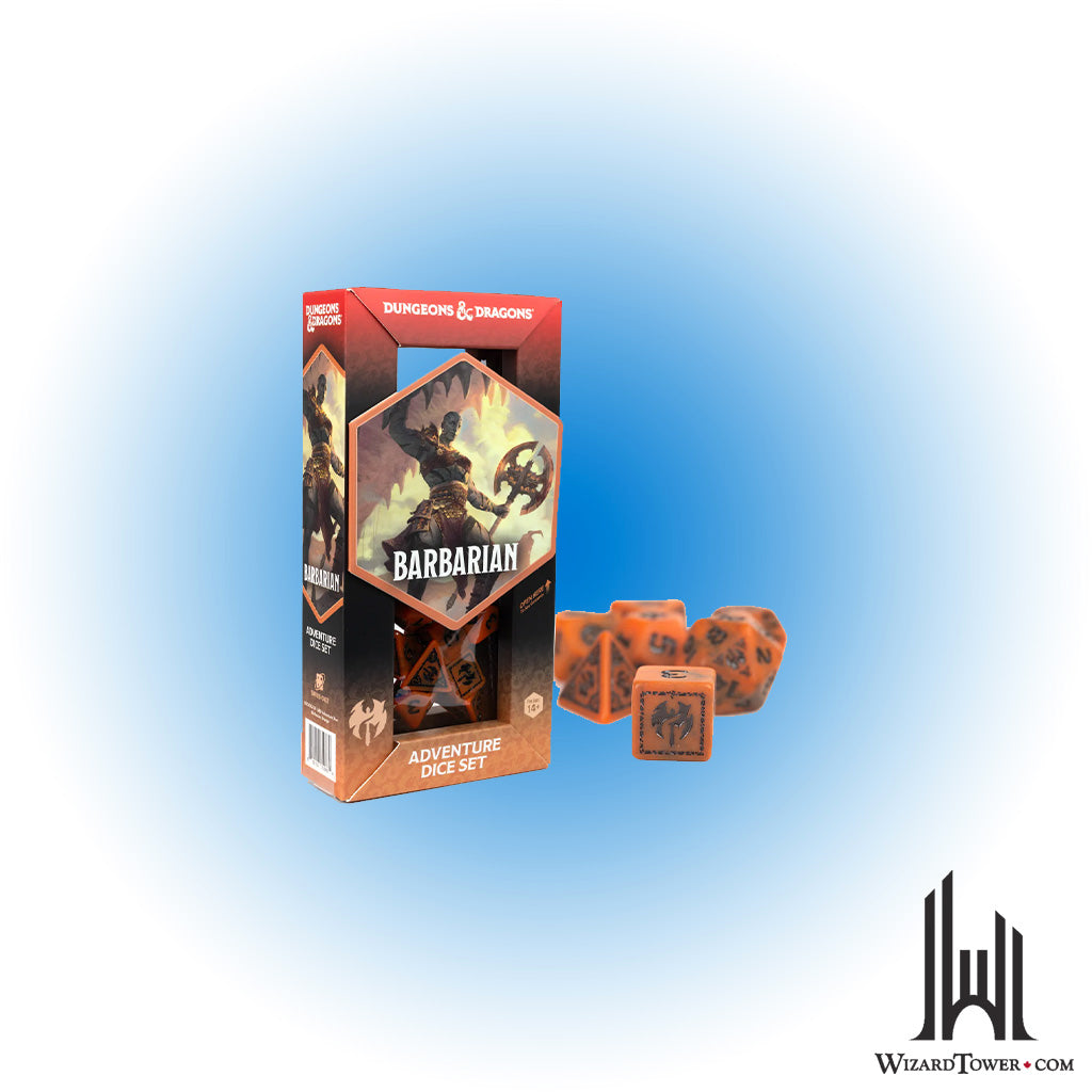 Dice Set - DnD Adventure Barbarian Orange 16ct