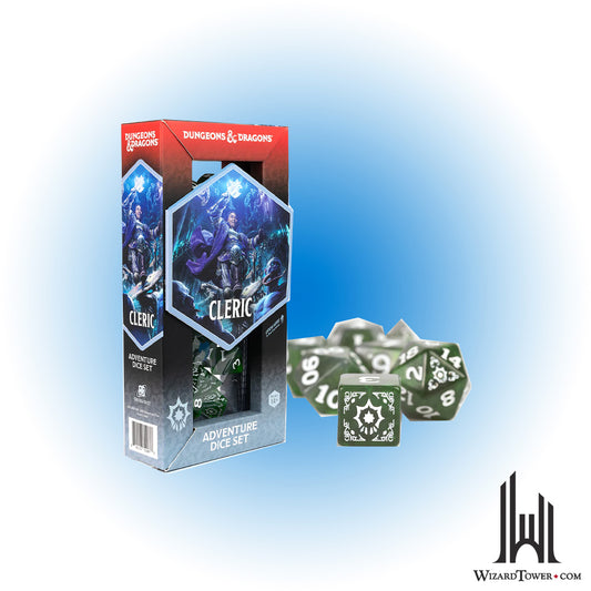 Dice Set - DnD Adventure Cleric Green 15ct