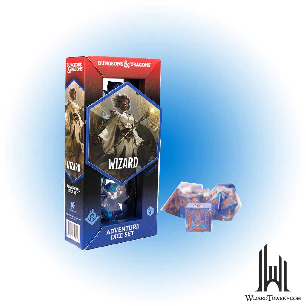 Dice Set - DnD Adventure Wizard Blue 16ct