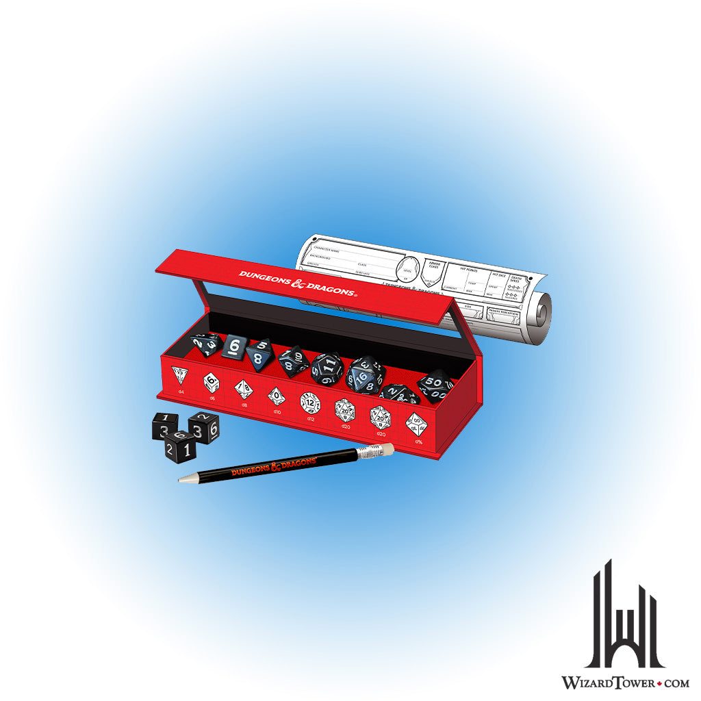 Dice Set - DnD New Adventurer Black 11ct