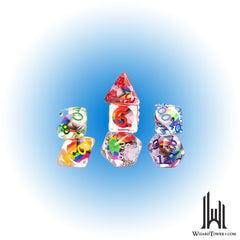 Dice Set - Progress Pride 7ct