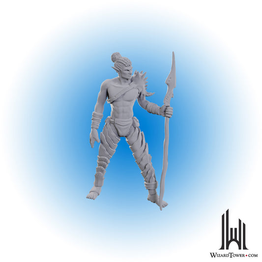 Unpainted Miniature - Dungeons & Dragons - Sea Elf Leader