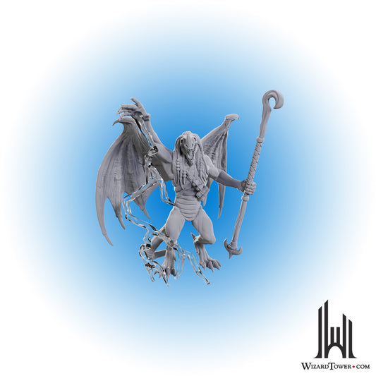 Unpainted Miniature - Dungeons & Dragons - Blue Abishai