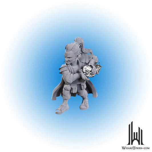 Unpainted Miniature - Dungeons & Dragons - Pirate Deck Wizard