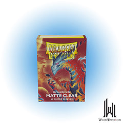 Deck Protectors - Dragon Shield Japanese Matte Dual Clear 60ct
