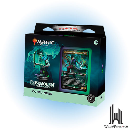 Magic the Gathering Duskmourn House of Horror Commander Deck - Death Toll (BG)