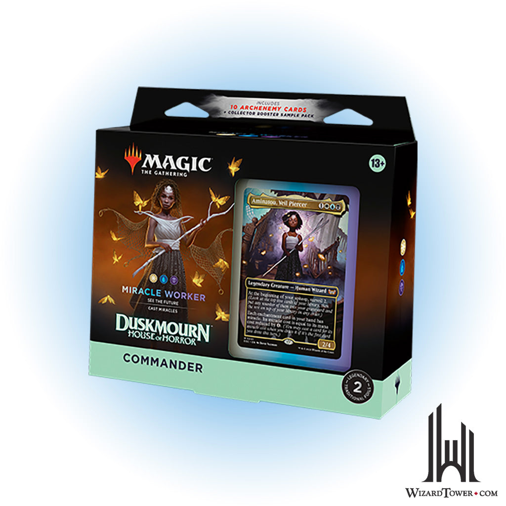Magic the Gathering Duskmourn House of Horror Commander Deck - Miracle Worker (WUB)