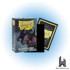 Deck Protectors - Dragon Shield Outer Sleeves Matte Black 100ct