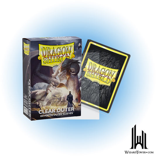 Deck Protectors - Dragon Shield Outer Sleeves Matte Clear 100ct